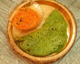 A picture of step 8 of PALAK NEER DOSA | SPINACH NEER DOSA WITH ONION TOMATO CHUTNEY.