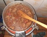 A picture of step 2 of Maini fry.