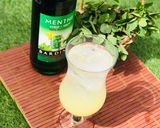 A picture of step 5 of Mint lemonade.