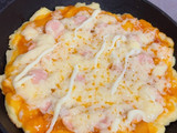 Pizza Teflon (Roti Tawar) - kids friendly