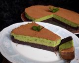 Foto langkah ke 9 dari resep Matcha Greentea Mousse with Chia Seed.