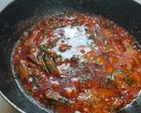 A picture of step 11 of Bhindi masala (sabzi).