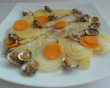 Foto del paso 17 de la receta: Lubina a la naranja al horno y berberechos