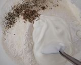 A picture of step 1 of Semolina onion dosa.