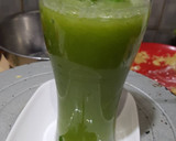 A picture of step 5 of Cucumber juice.