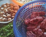 Hình bước làm 1 của món Bún Nước Lèo