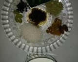 A picture of step 1 of #Pan ki Thandai #Leafygreens.