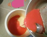 Foto langkah ke 3 dari resep Brownies strawberry.