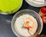 तिरंगा रवा ढोकला (Tiranga Rava Dhokla recipe in Hindi) रेसिपी चरण 3 फोटो