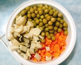 Hình bước làm 1 của món Cơm chiên chay