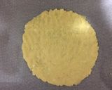 Foto del paso 4 de la receta Pizza de gambas y puerro con base de coliflor