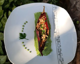 Foto del paso 11 de la receta: Chile guajillo relleno, con crema de pereil