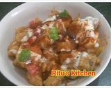 A picture of step 3 of Sweet potato Chaat.