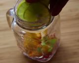 A picture of step 1 of Basil sugar free drink.