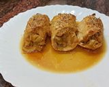 Foto del paso 5 de la receta: Rollitos de pechuga a la piña🍍
