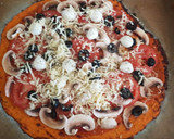 Foto del paso 2 de la receta: Pizza light con base de calabaza 🎃
