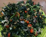 Foto langkah ke 5 dari resep Kangkung crispy cabe garam.