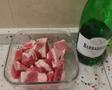 Foto del paso 1 de la receta: Lagarto ibérico de bellota con arroz (cordón que hay entre las costillas y el lomo del cerdo)