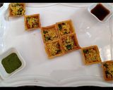 A picture of step 3 of Basket chaat.