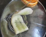 A picture of step 4 of Cucumber Orange Cooler.