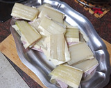 Foto del paso 5 de la receta: Crema de acelgas / Pencas de acelgas fritas con jamón y queso