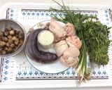 Hình bước làm 1 của món Cháo cá lóc, móng giò