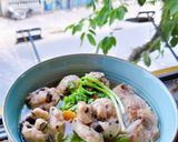 Hình bước làm 6 của món Bún bung dọc mùng