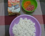 Foto langkah ke 1 dari resep Onigiri panda wortel.