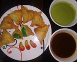 A picture of step 4 of Green samosa.