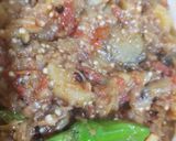 A picture of step 6 of Bengan aloo (eggplant with potatoes).