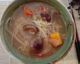 Foto del paso 2 de la receta Sopa con fideos de arroz