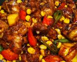 ক্রিসপি চিকেন চিলি কর্ন (crispy chicken chili corn recipe in bengali) রেসিপি ধাপ - 5 ছবি