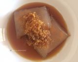 Foto langkah ke 8 dari resep Pais Sagu Gula Habang.