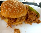 A picture of step 6 of My Slow Cook, Pulled Dr Pepper BBQ Chicken. 🥰🥰.