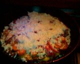 Foto del paso 12 de la receta: Pizza 3 quesos con vegetales mediana