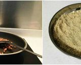 A picture of step 1 of Peanut sugar candy.