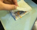 Hình bước làm 3 của món Sandwich nhân tôm