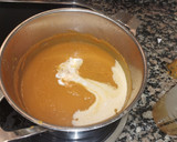 Foto del paso 2 de la receta: Crema de moniatos i porros amb cruixent d'ibèric i parmesà