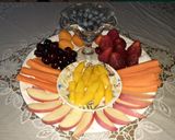 Foto del paso 3 de la receta: Bandeja y jugo de frutas de la estación