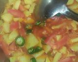 A picture of step 5 of Poori wali aloo ki tarkari.