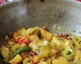 A picture of step 5 of Turai(Ridge gourd) Dry Curry.