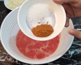 A picture of step 1 of Tamater Ki kadhi.
