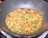 A picture of step 5 of Masala dosa.
