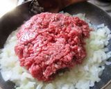 Pas rețetă Plăcintă cu carne în  foi de baclava 2 fotografie