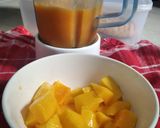 Foto langkah ke 1 dari resep Mango Sago Kuah Creamy.