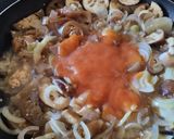 Foto del paso 2 de la receta: Berenjenas y pollo bbq🍆🧅🧀