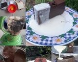 Foto langkah ke 6 dari resep Puding Brownies Chocolatos.