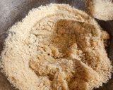 A picture of step 4 of Coconut Mava Burfi.