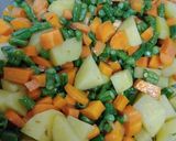 कड़ाई वेज (kadai veg recipe in Hindi) रेसिपी चरण 3 फोटो