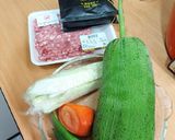 絲瓜鑲肉的食譜步驟1照片